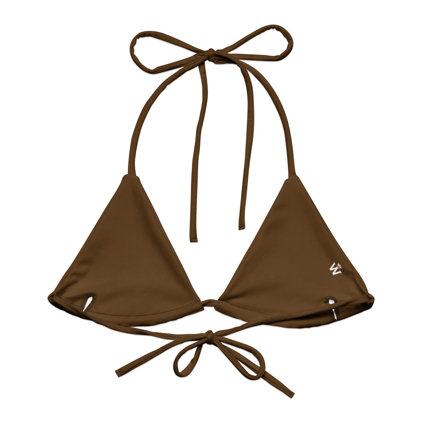 Deep Brown Hue Bikini Top