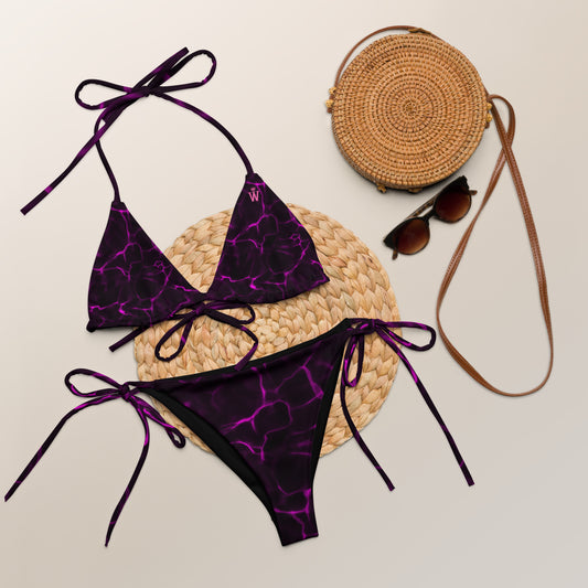 Electric Violet Bikini Set