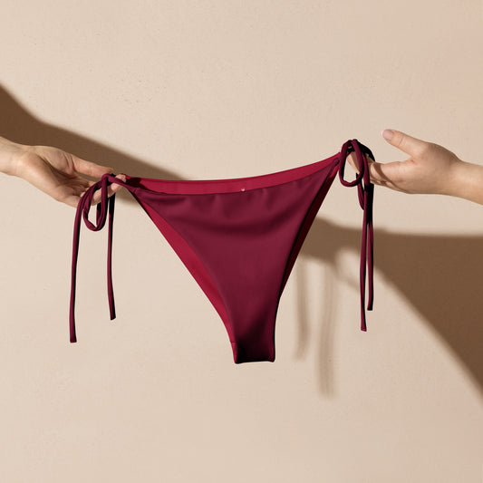 Burgundy Belle Bikini Bottom